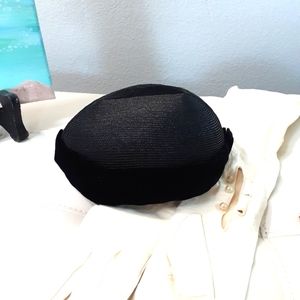 Black 50's Vintage hat